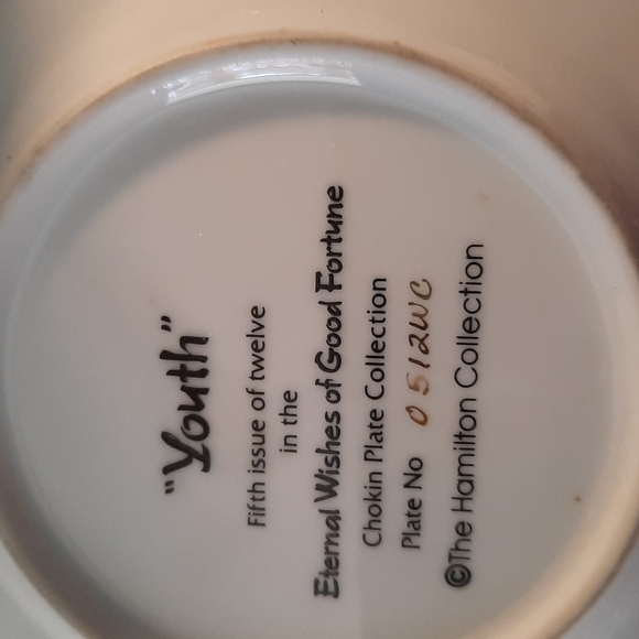 12 Eternal Wishes Set Chokin Plates - Picture 9 of 16